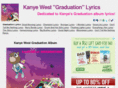 kanyegraduationlyrics.com