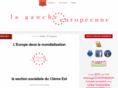 lagaucheeuropeenne.org
