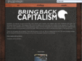 bringbackcapitalism.com