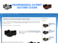 professionalpatentleatherclogs.com