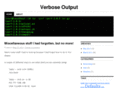 verboseoutput.com
