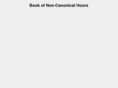 bookofnoncanonicalhours.com