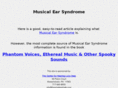 musicalearsyndrome.com