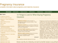 pregnancyinsurance.net