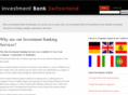 investmentbankswitzerland.com