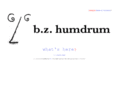 bzhumdrum.com