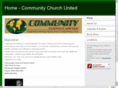 communitychurchunited.com