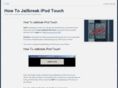 howtojailbreakipodtouch.com