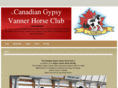 canadiangypsyvannerhorseclub.com