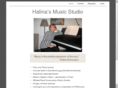 halinasmusicstudio.com