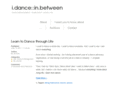 idanceinbetween.com