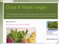 onceaweekvegan.com