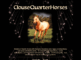 clousequarterhorses.com