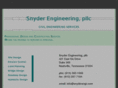 snyderengr.com