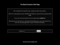 themostexclusivewebpage.com