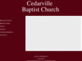 cedarvillebaptistchurch.com