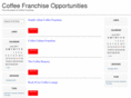 coffeefranchiseopportunities.com