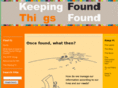 keepingfoundthingsfound.com
