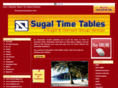 sugaltimetables.com