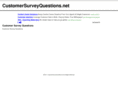 customersurveyquestions.net