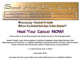 speedhealyourcancer.com
