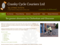 crankycyclecouriers.com