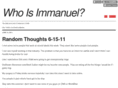 whoisimmanuel.com