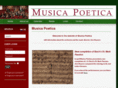 musicapoetica.info