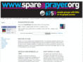 spareaprayer.org