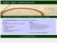 zogbylegaltranscription.com