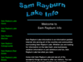 samrayburnlakeinfo.com