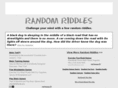 randomriddles.com