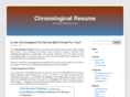 chronologicalresume.net