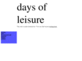 daysofleisure.com