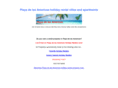 playadelasamericasholidayrentals.com