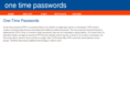 onetimepasswords.com