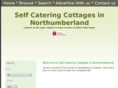 selfcateringaccommodationinnorthumberland.com