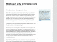 chiropractorsmichigancity.com