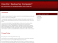 howdoibackupmycomputer.org