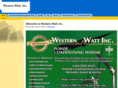 westernwatt.com