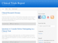 clinicaltrialsreport.com