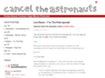 canceltheastronauts.co.uk