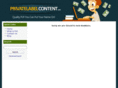 privatelabelcontent.com