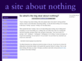 asiteaboutnothing.com