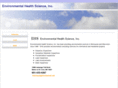 environmentalhealthscienceinc.com