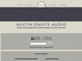 austinonsiteaudio.com