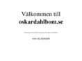 oskardahlbom.se