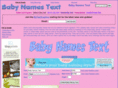 babynamestext.com