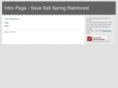 savesaltspringrainforest.com