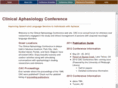 clinicalaphasiology.org